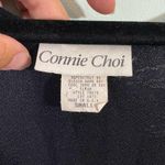 Vintage Connie Choi Women's Black Safari Animals Sleeveless Shift Dress Size S Photo 4