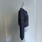 Beyond Yoga Status Pocket-Sleeve Cropped Jacket in Night Shadow Size S NWT Photo 5