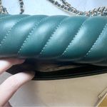 Michael Kors  Small Rose Quilted Leather Shoulder Bag In Racing Green Photo 4