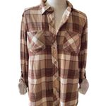 Eden & Olivia • Knit Top Shirt Button Long Sleeve Roll Photo 0