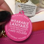 Bath & Body Works 🔵SALE 3/$25 BATH BODY WORKS PINK WEARABLE LANYARD POCKETBAC ID HOLDER KEYRING Photo 1