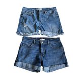 Loft lot of 2 Denim Jean Shorts Size 2/26 Photo 1