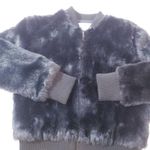 Cupcakes and Cashmere Black Faux Fur Bomber Jacket Photo 9