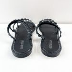 Olivia Miller  Strappy Studded Slide Sandals Black 10 Photo 5