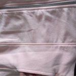 H by Halston Pink Knit Asymmetrical Blazer Zipper Pockets Stretch Size 12 Photo 4