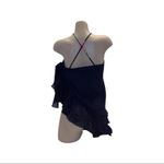 Zuliana Dark Blue Ruffle Trim Sarong. Made in USA New With Tags Size undefined Photo 2