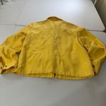 VTG Lauren Jean Company Ralph Lauren Fiireman Toggle Jacket Linen blend Sz L Yellow Size L Photo 6