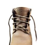 Skechers Brown Leather Lace Up Ankle Boots Photo 9