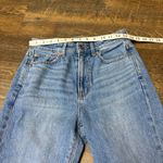 American Eagle Highest Rise 90’s Flare Denim Jeans Women’s 4 Short Distressed Photo 1