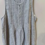 Faherty Isha Dress in classic Blue Mini Stripe size XXL $178.00 retail Photo 5