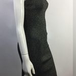 Metallic Cutout Side Slit Dress M Size M Photo 13