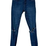 Levi's 502 Jeans Womens 14 Medium Wash Stretch Distressed Tapered Y2K Casual Photo 0