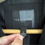 The Limited  Black Two Button Flared Peplum Back Blazer Photo 1