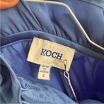 Koch  Blue Ruffled Top and Skirt Set size small Photo 4