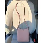 SAMARA Pink Peony Vegan Leather Medium Shoulder Crossbody Bag Pink Photo 1
