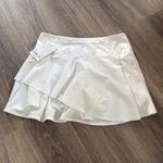 Athleta White Skater Skirt Ace Mesh Skort Large Womens Mini Casual Photo 4