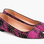 J.Crew NWB  Pointed Toe Flats in Tweed Photo 0