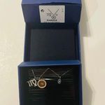 Swarovski  Zodiac Pendant, Virgo, horoscope pear-shaped Crystal Necklace (New) Photo 0