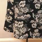 Joe B 🌸  black and white floral midi skirt - Size XL Juniors Photo 1