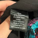 SO  Ruched Front Floral Print Crop Top Photo 8