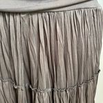 Iz Byer  California Brown Goblincore Y2K Pleated Tiered Skirt Size M Photo 3