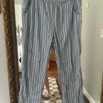 LAKE Striped Blue and White Pajama Pants Size XL Photo 1