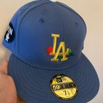 New Era Cap Myfitteds Los Angeles dodgers vin scully patch size 7 1/8 brand new in store exclusive Photo 0