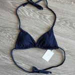 ANDIE  String Bikini Top Medium Eyelet Navy Blue Photo 0