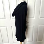 Splendid black thermal knit cowl neck long sleeve dress Photo 7