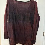 Simply Vera, Vera Wang Women’s Simply Vera Vera Wang Burgundy and Navy Sweater Size: M Photo 2
