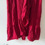 Altar'd State NWT Altar’d State Midi Ruffle Dress in Burgundy Red Size XS Holiday Party Guest Photo 2
