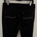 White House | Black Market black jeans Denim flare 4 regular stretch Photo 2
