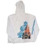 Women's Zip embroidered Hoodie - Walt Disney World Park Icons Size Large Photo 5