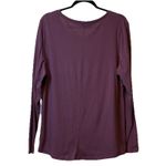 Duluth Long Tail Shirt Outdoors Maroon Long Sleeve Pullover Hiking Crew XL # Red Photo 1