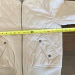 Sincerely Jules  Quilted Cream Bomber Jacket size small Photo 3