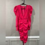 Monaco Hot Pink Long Sleeve Dress Photo 1
