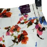 Gloria Vanderbilt SZ 12 Amanda Jean Shorts Floral Stretch Zip-Fly Pocket Hi-Rise Photo 3