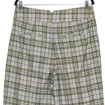 YARGICI Green Plaid Wide Leg Trouser Size 12 NWT Photo 2