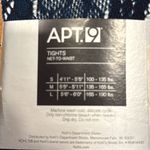 Apt. 9 NWT  navy blue tights net-to-waist size small. Photo 3