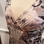 Style & Co . Earth Tones Colors Short Sleeves Floaty/Bohemian Top Photo 7