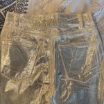 NWOT ROTATE Silver Straight Leg Jeans Size 25 Photo 6