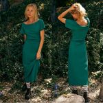 Free People NEW Promenade Midi Dress Plum Small Photo 3