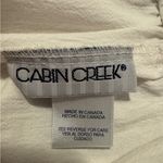 Cabin creek Women's Vintage  White Pleated Shorts Photo 4