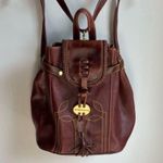 Rinbow Duck Leather Backpack Purse Rustic Feel Brown Photo 0