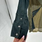 Free People Rainbow Rays Button Down Green oversized longline sheer size XS Photo 8