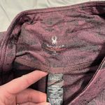 Spyder Active Leggings Pants Burgundy Black Womens size small High Waist Photo 5