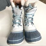 Sorel 1964 PAC Lace Up Waterproof White Leather Snow Boot 6 Photo 12