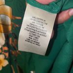 Alice + Olivia  CoCo Plunging V-neck midi Dress in green yellow multi size 6 Photo 9