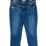 Paige Jeans Womens 31 Noella (Crop) Relaxed Straight Color Blue Denim Photo 0