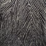 Drapers & Damons Cardigan Large Black Gold Metallic Zip Zig Zag Shimmer Glam Photo 5